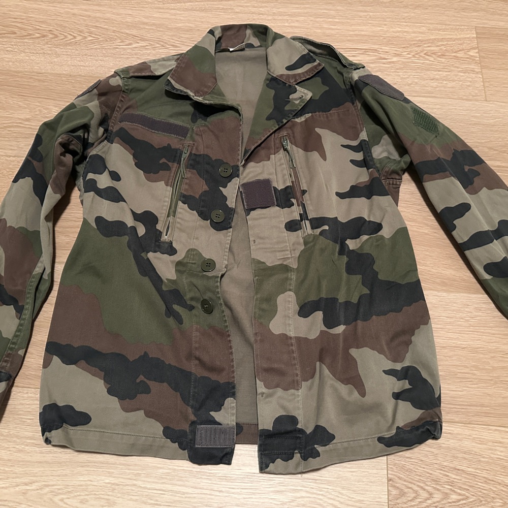 French army jacket camo